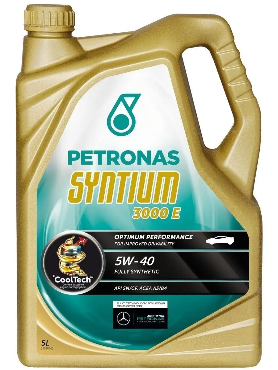 Масло моторное PETRONAS SYNTIUM 3000 E 5W-40 5л 70731M12EU