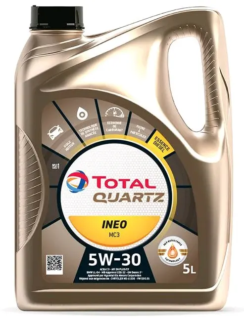 Масло моторное TOTAL QUARTZ INEO MC3 5W-30 5л 217273