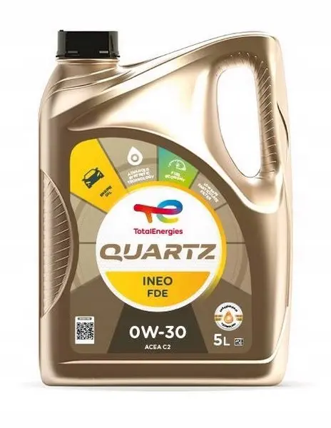 Масло моторное TOTAL 0W-30 5л TOTAL 0W30 QUARTZ INEO FDE/5