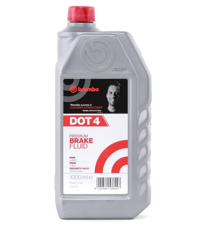 Жидкость тормозная BREMBO DOT 4 1л l 04 010