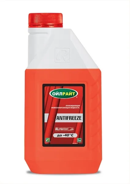 Антифриз 1кг - готовый красный OIL RIGHT 2909