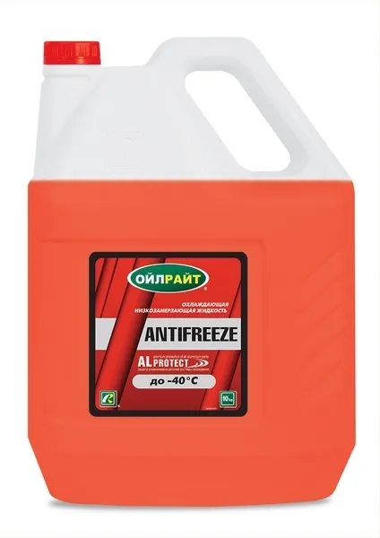 Антифриз 10кг - готовый красный OIL RIGHT 2915
