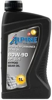 Трансмиссионное масло ALPINE OIL GL-5 80W-90 1л 0100701