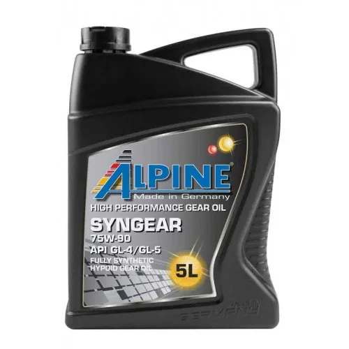 Трансмиссионное масло ALPINE OIL 75W-90 5л 0100742
