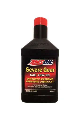 Трансмиссионное масло AMSOIL SEVERE GEAR SYNTHETIC EXTREME PRESSURE (EP) 75W-90 0.946л SVGQT