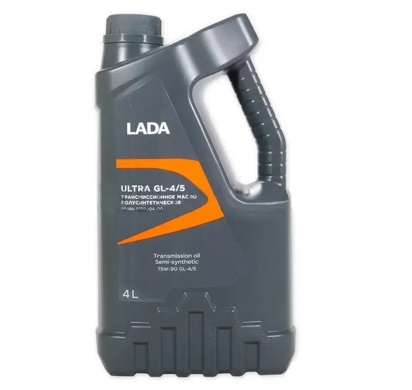 Трансмиссионное масло LADA ULTRA GL-4/GL-5 75W-90 4л 88888R75900400