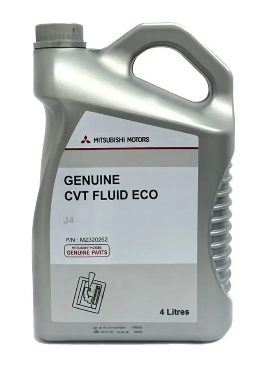 Трансмиссионное масло MITSUBISHI CVT FLUID ECO 4л MZ320262