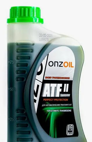 Трансмиссионное масло ONZOIL ATF II GREEN 0.9л ONZOIL ATF II GREEN 0,9L