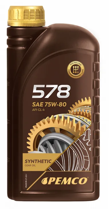 Трансмиссионное масло PEMCO 578 75W-80 1л 57626