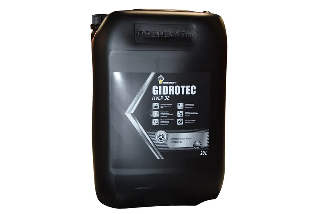 Трансмиссионное масло ROSNEFT GIDROTEC HVLP 32 20л ROSNEFT GIDROTEC HVLP 32/20
