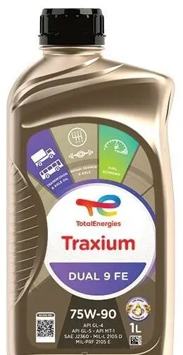 Трансмиссионное масло TOTAL TRAX.DUAL 9 FE 75W-90 1л 214145