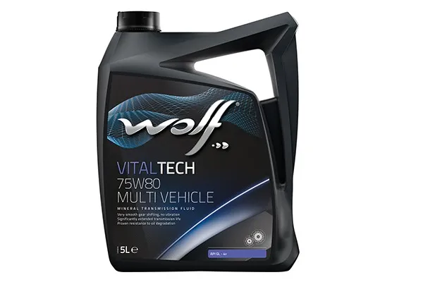 Трансмиссионное масло WOLF VITALTECH PREMIUM GL4+ 75W-80 5л 2219/5