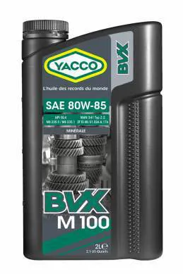 Трансмиссионное масло YACCO BVXM100 80W-85 2л YACCO80W85BVXM1002
