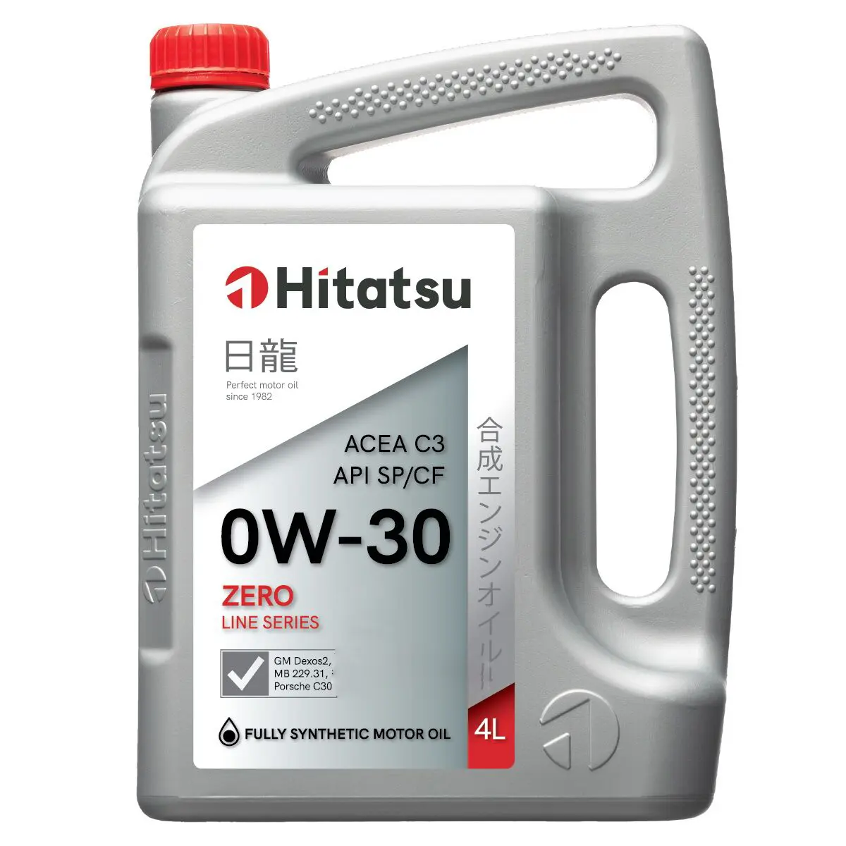 0W30 4L МАСЛО МОТОРНОЕ\API SP/CF ACEA С3 229.51/52 LL04 RN0700/0710 Dexos2 Porsche C30 HITATSU 0W30H14