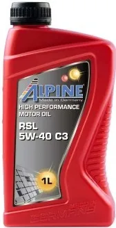 Rsl 5w-40 c3 ALPINE OIL 0100171