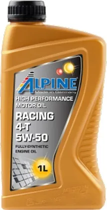 Racing 4t 5w- 50 // api sl, jaso ma/ma2 ALPINE OIL 0121421