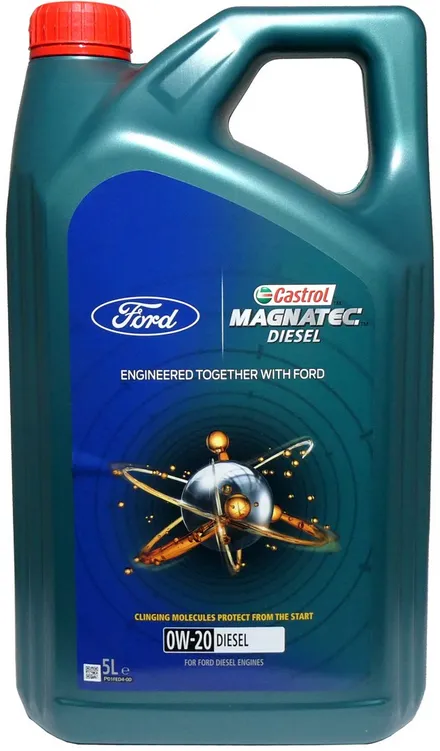 Масло моторное синтетическое 5л - для легк. авто, Ford WSS-M2C952-A1 CASTROL CASTROL 0W20 FORD MAGNATEC DIESEL/5
