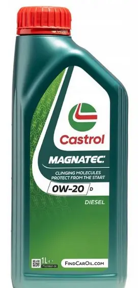 Масло моторное синтетическое 1л - для легк. авто, Ford WSS-M2C952-A1 CASTROL CASTROL 0W20 MAGNATEC D/1
