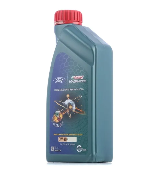Масло моторное синтетическое 1л - для легк. авто, ACEA C2, Ford WSS-M2C950-A CASTROL CASTROL 0W30 MAGNATEC D/1