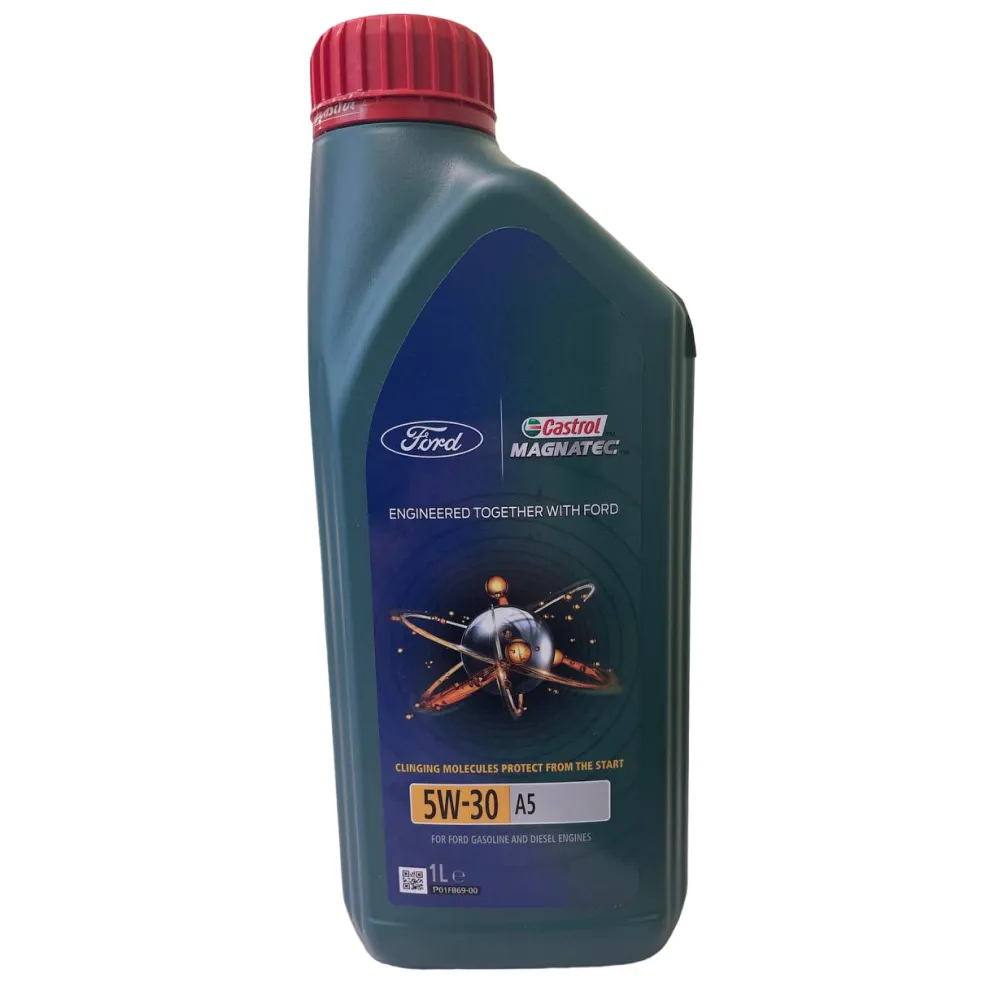 Масло моторное синтетическое 1л - для легк. авто, API SN, ACEA A5/B5, Ford WSS-M2C913-C/913-D, ILSAC GF-5 CASTROL CASTROL 5W30 FORD MAGNATEC A5/1