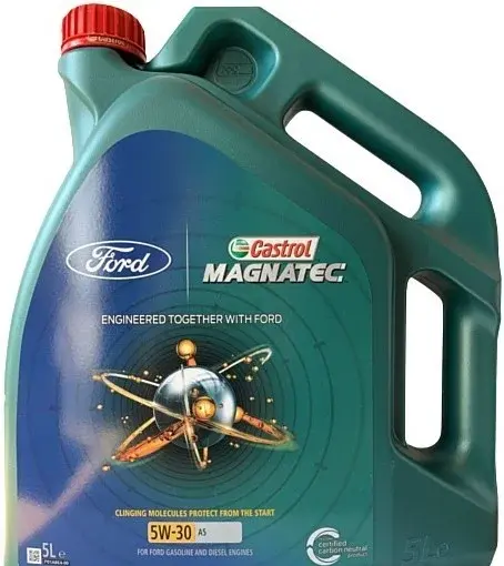 Масло моторное синтетическое 5л - для легк. авто, API SN, ACEA A5/B5, Ford WSS-M2C913-C/913-D, ILSAC GF-5 CASTROL CASTROL 5W30 FORD MAGNATEC A5/5