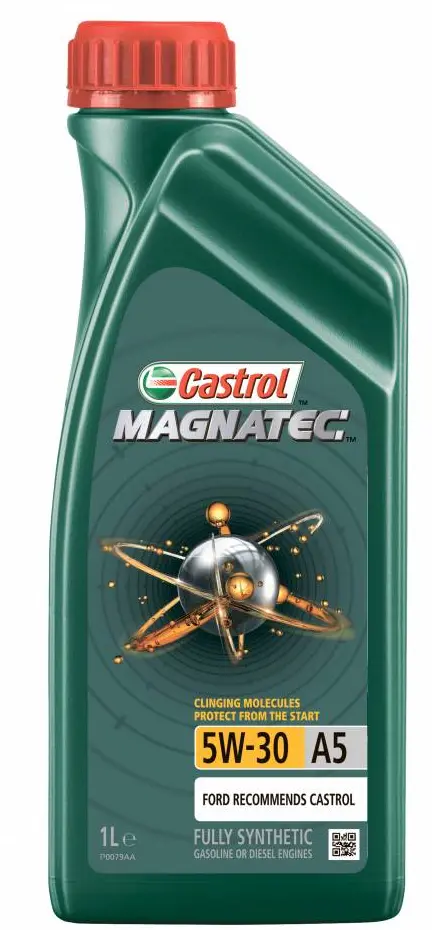 Масло моторное синтетическое 1л - для легк. авто, API SN, ACEA A1/B1, A5/B5, Ford WSS-M2C913-C/913-D, ILSAC GF-5 CASTROL CASTROL 5W30 MAGNATEC A5/1
