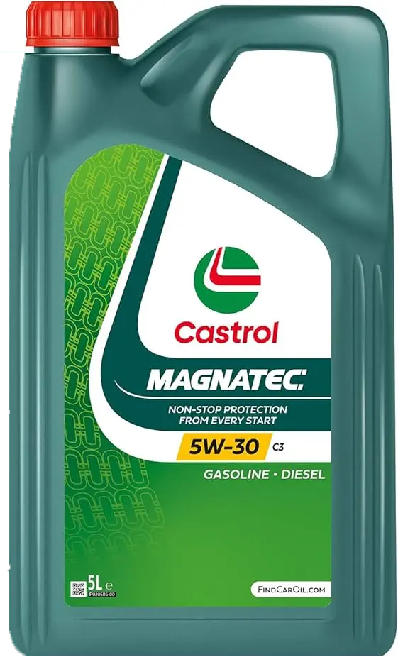 Масло моторное синтетическое 5л - для легк. авто, API SP, ACEA C2/C3, MB 229.31/229.51/229.52, BMW Longlife-04, Fiat 9.55535-S3, OPEL OV 040 1547-D30/G30 CASTROL CASTROL 5W30 MAGNATEC C3/5