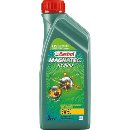 Масло моторное синтетическое 1л - для легк. авто, API SP, ILSAC GF-6 CASTROL CASTROL 5W30 MAGNATEC HYBRID/1
