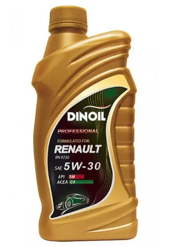 4036DINOIL RENAULT 5W30 1L МАСЛО МОТОРНОЕ\ API SN, ACEA C4, RN 0720 DINOIL 4036