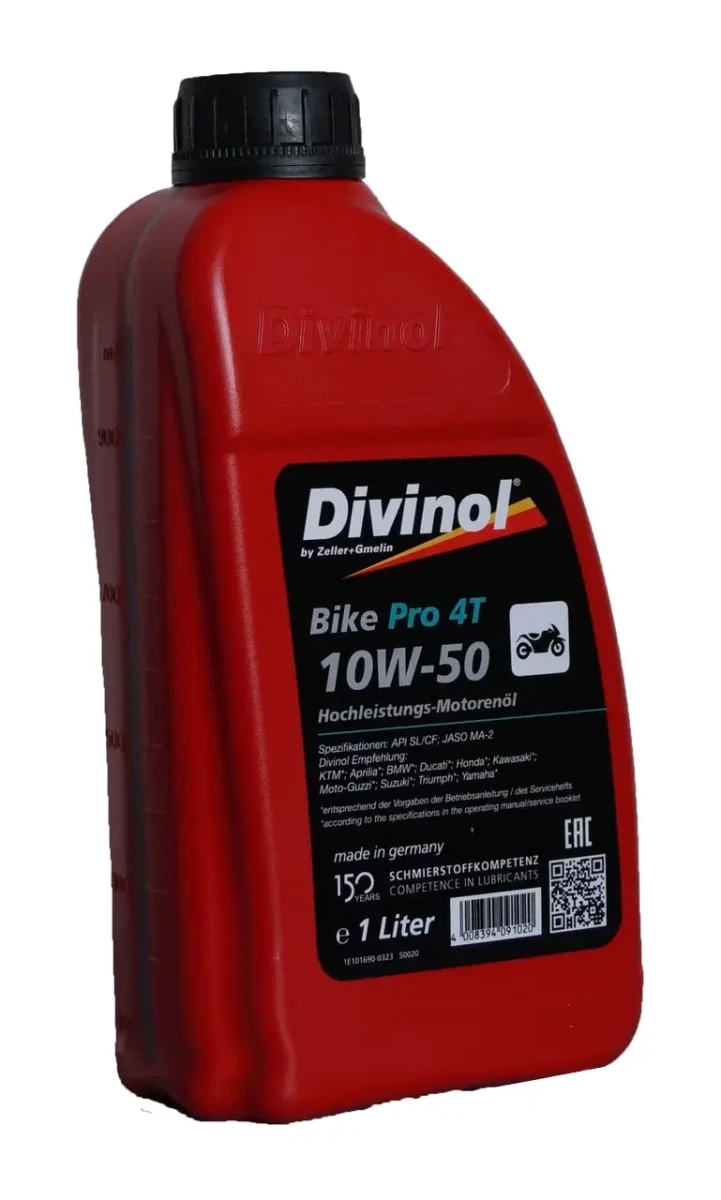 Масло моторное DIVINOL BIKE PRO 4T 10W-50 л 50020-K007