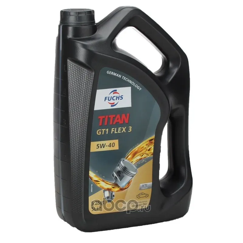 Titan масло моторное gt1 flex 3 5w40 5л FUCHS 602007278