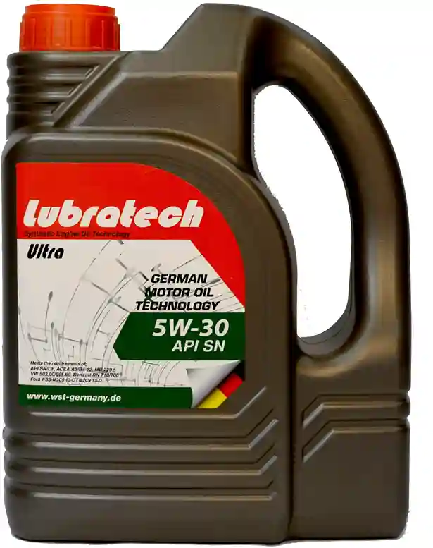 Масло моторное синтетическое 5л - API SN, ACEA A5/B5, FORD WSS M2C913-D, MB 226.3/226.5, VW 501.01/502.00/505.00, RN 0700/0710 LUBRATECH LUBRATECH 5W30 ULTRA A5/B5/5