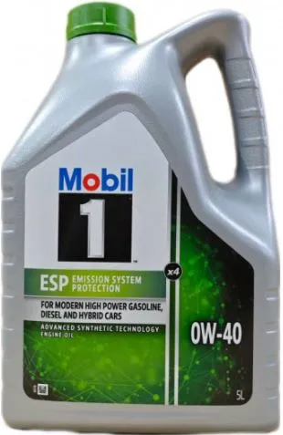1 ESP X4 0W40 (5L) масло моторное! синт. MOBIL 157814