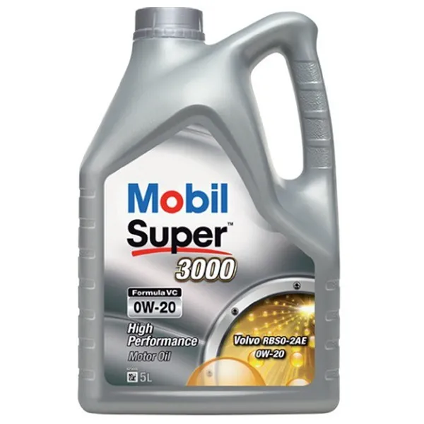Масло моторное синтетическое 5л - ACEA C5, VOLVO RBS0-2AE 0W-20 (Geely, Volvo) MOBIL MOBIL 0W20 SUPER 3000 FORMULA VC/5