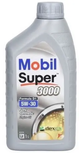 Масло моторное синтетическое 1л - для легк. авто, API SM/SN, ILSAC GF-5, Chrysler MS-6395, GM dexos1 Gen2, FORD WSS-M2C929-A/WSS-M2C946-A/WSS-M2C946-B1 MOBIL MOBIL 5W30 SUPER 3000 FORMULA D1/1