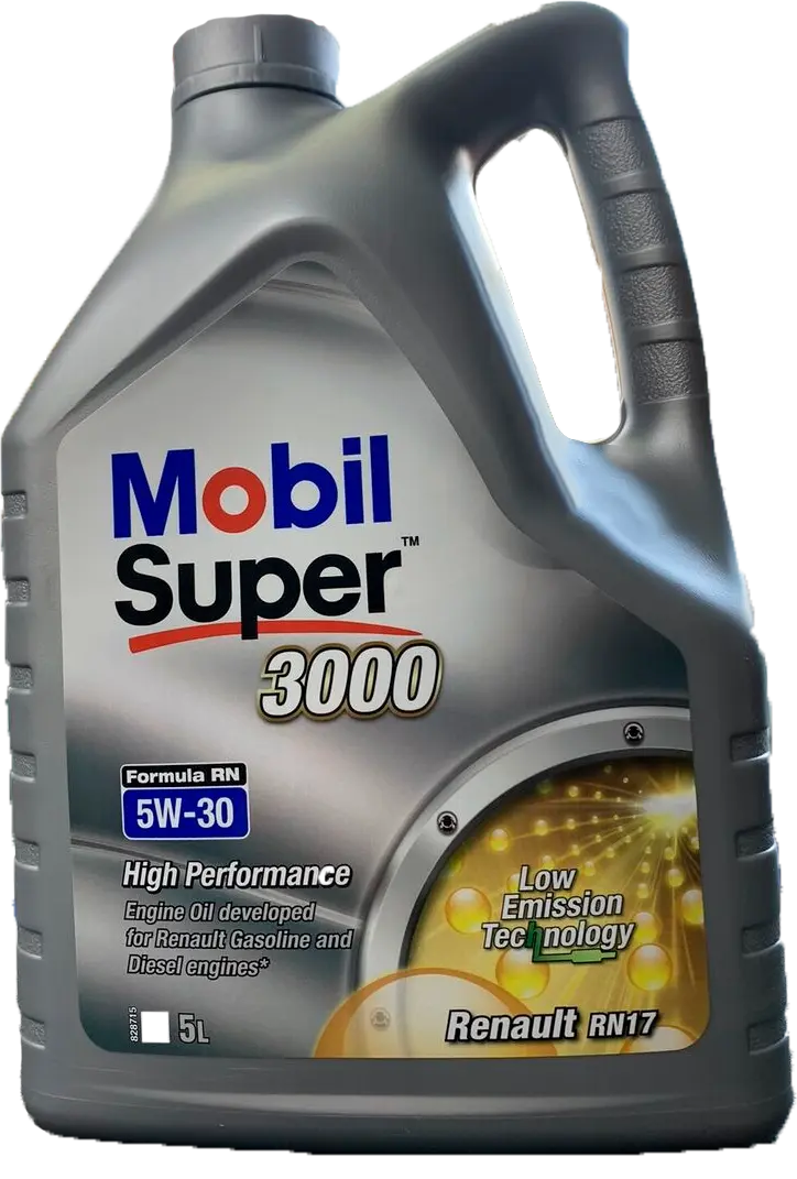 Масло моторное синтетическое 5л - для легк. авто, ACEA C3, RENAULT RN17, MB 226.52 MOBIL MOBIL 5W30 SUPER 3000 FORMULA RN/5