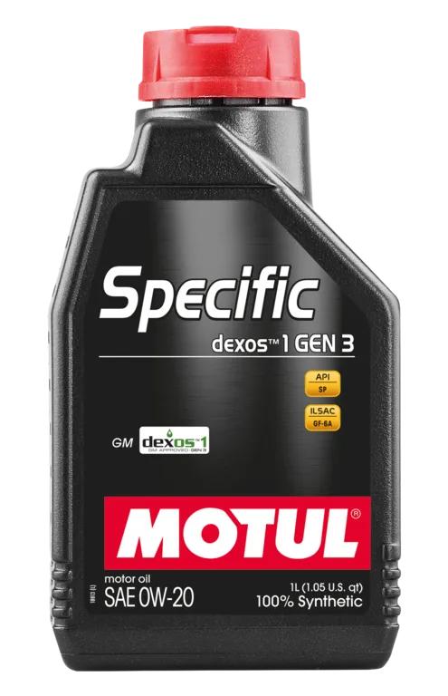 1L Масло SPECIFIC DEXOS1 GEN3 0W20 (EU) SP GF-6A GM Dexos1 Gen.3 MOTUL 111790
