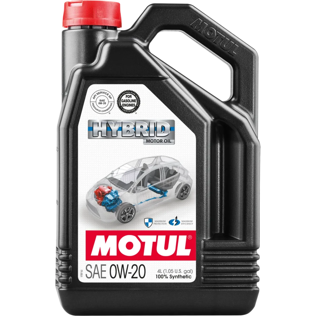 0W20 (4L) HYBRID МАСЛО МОТОРНОЕ\API SERVICE SP ILSAC GF-6A (замена 107142) MOTUL 112931