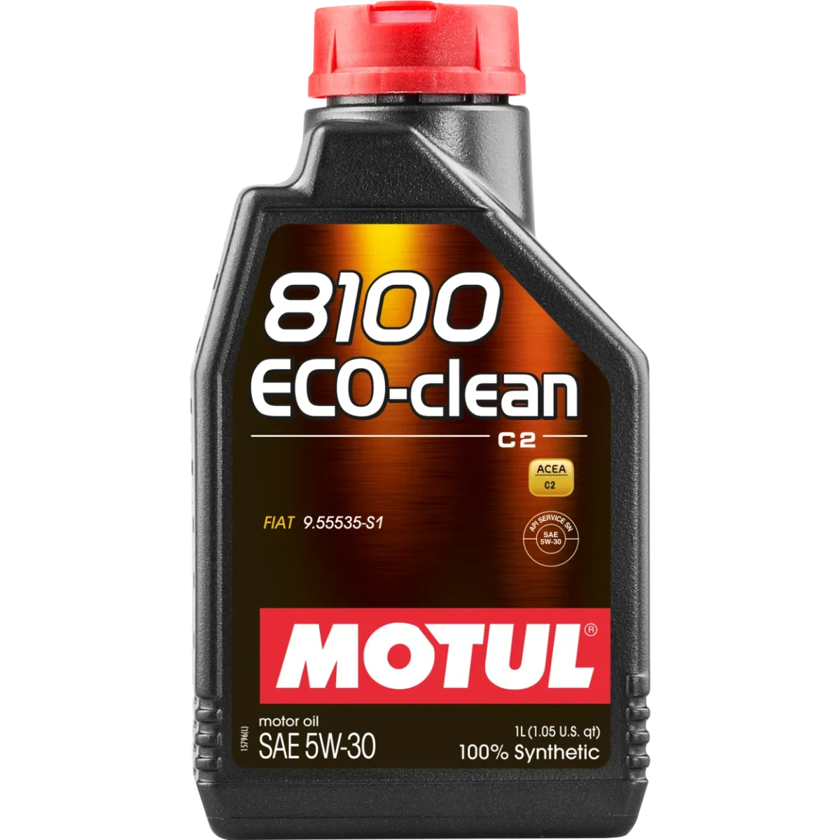 5W30 (1L) 8100 ECO-CLEAN МАСЛО МОТОРНОЕ\ ACEA C2/API SN 9.55535-S1 MOTUL 113548