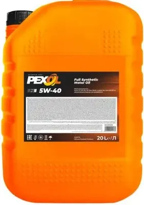 P5 5W-40 (20L) масло моторное! синт. PEXOL 5W40PX060