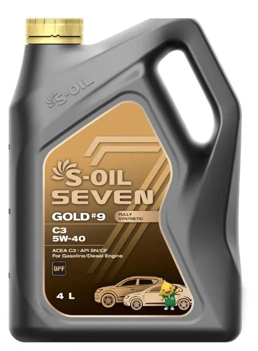 7 GOLD #9 C3 5W40 4L МАСЛО МОТОРНОЕ \ ACEA C3, API SN/CF, MB 229.51(52), BMW LL-04, VW 505.01 S-OIL E107757