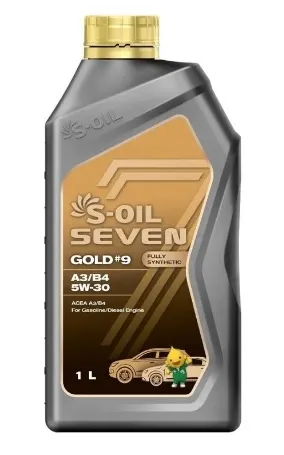 7 GOLD #9 A3/B4 5W30 1L МАСЛО МОТОРНОЕ \ ACEA A3/B4, API SL, VW 502.00/505.00 S-OIL E107776