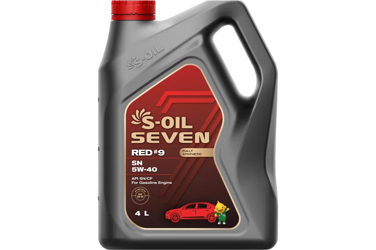 7 RED #9 SP 5W40 4L МАСЛО МОТОРНОЕ \ API SP S-OIL E108304