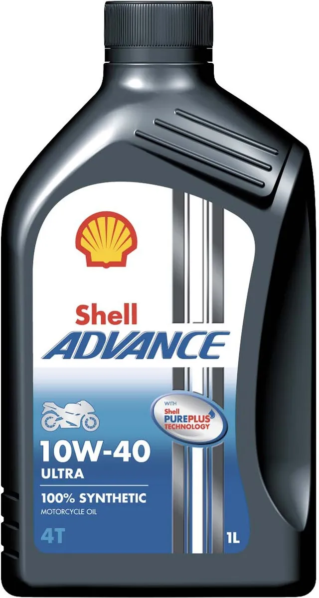 Масло моторное SHELL 10W-40 1л 10W40 ADVANCE 4T ULTRA 1L