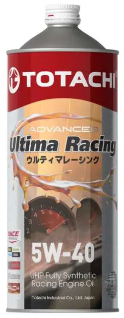 1L Масло ULTIMA RACING UHP Fully Synthetic 5W40 A3/B4 TOTACHI E4701