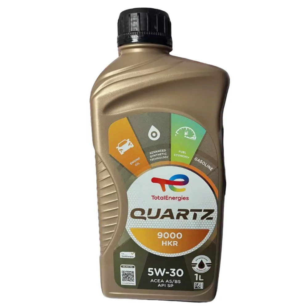 Масло моторное синтетическое 1л - API SP, ACEA A5/B5, одобрено HYUNDAI/KIA, (замена HKS G-310) TOTAL TOTAL 5W30 QUARTZ 9000 HKR/1