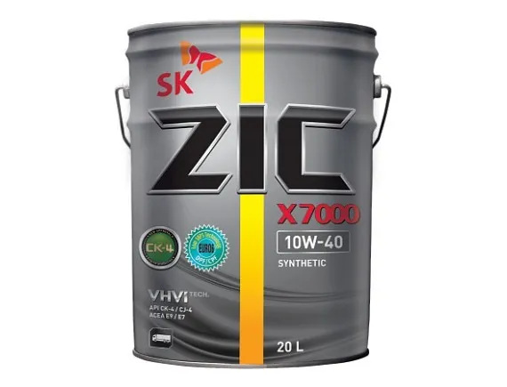 Масло моторное ZIC X7000 10W-40 20л 191113
