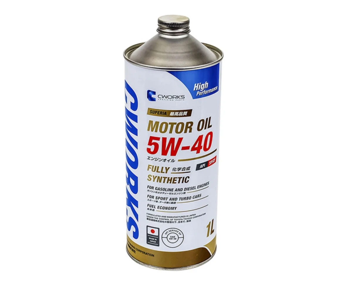 Изображение Масло моторное CWORKS 5W-40 1л A13SR2001 Масло моторное CWORKS 5W-40 1л A13SR2001