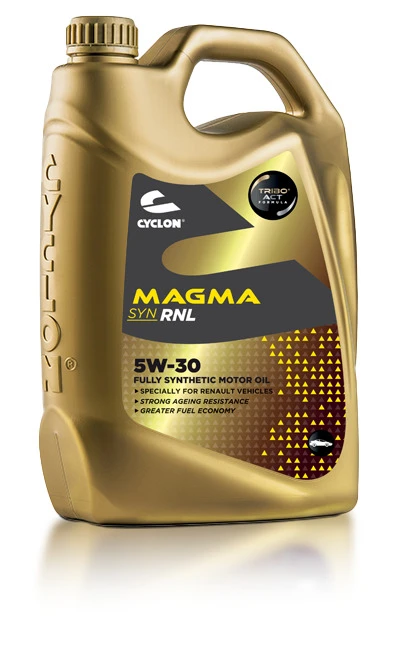 Изображение Масло моторное CYCLON MAGMA SYN RNL 5W-30 4л JM02508 Масло моторное CYCLON MAGMA SYN RNL 5W-30 4л JM02508