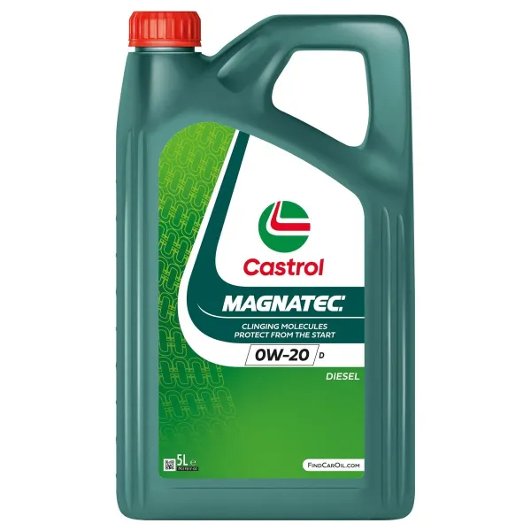 Масло моторное синтетическое 5л - для легк. авто, Ford WSS-M2C952-A1 CASTROL CASTROL 0W20 MAGNATEC D/5